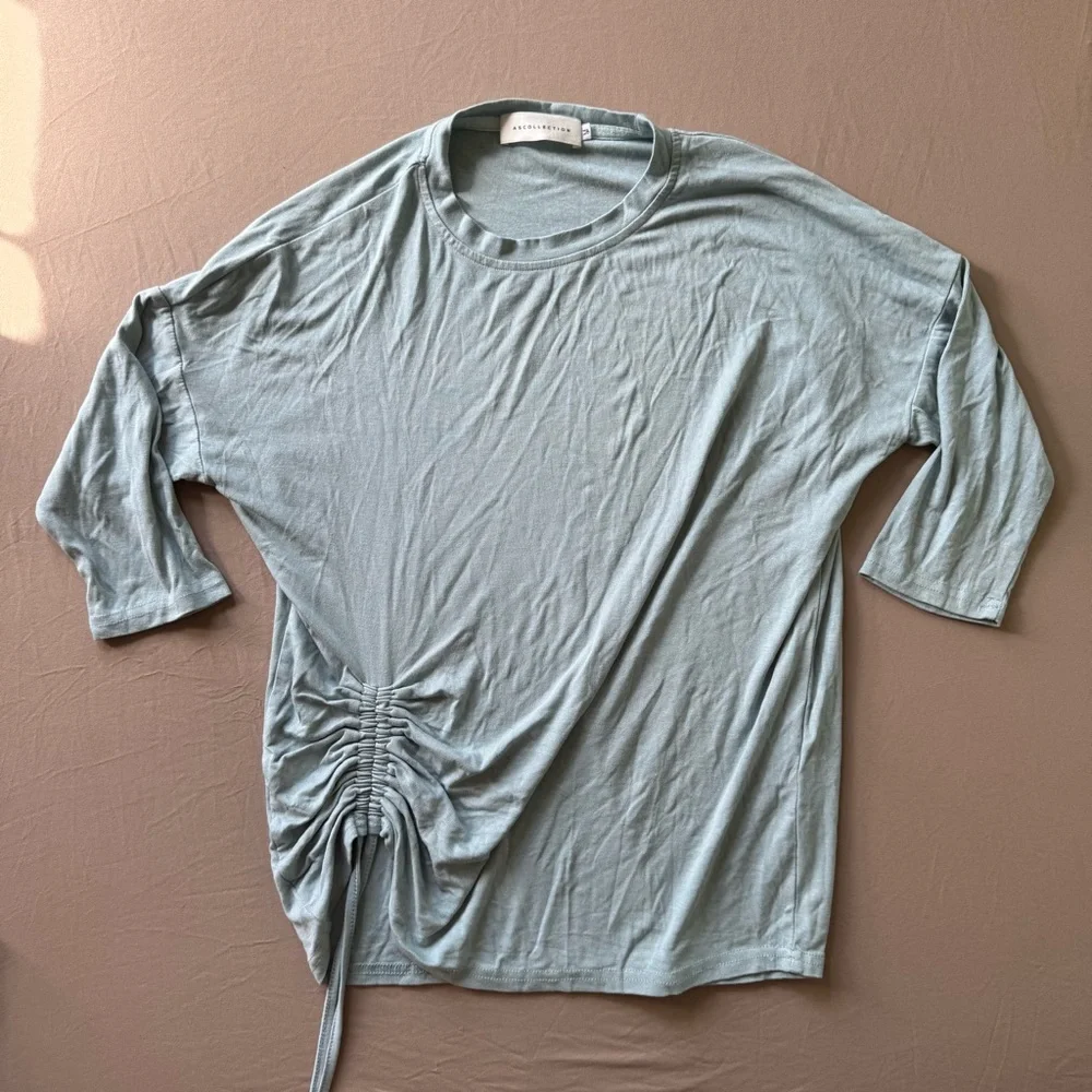 AS Collection Ruched Drawstring Tee Bundle - Picture 2 of 13